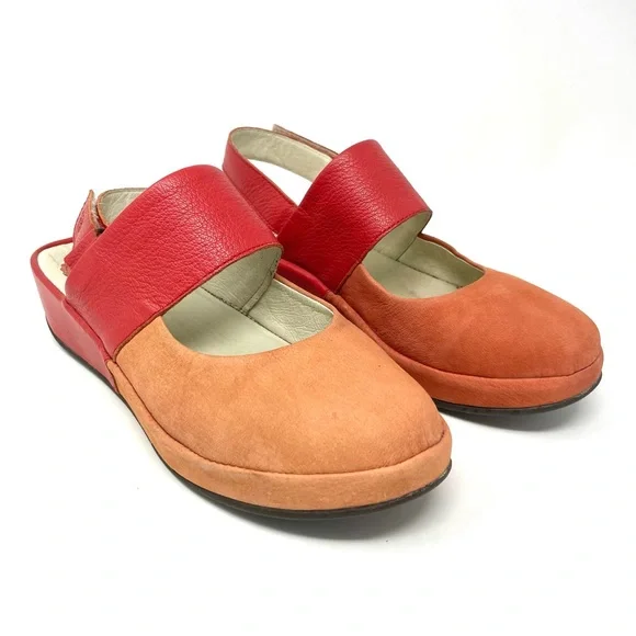 🍒🍊FLY London Vibrant Red & Orange Women’s Shoes – Style Meets Comfort🍊🍒 - Picture 2 of 9